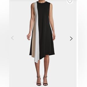 NEW Calvin Klein color block A-line dress in size 12 (nwot)